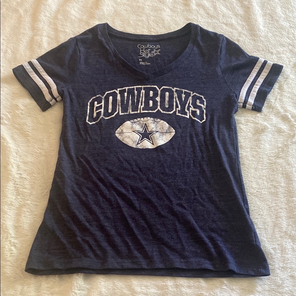 Dallas Cowboy Women’s V-Neck T-Shirt